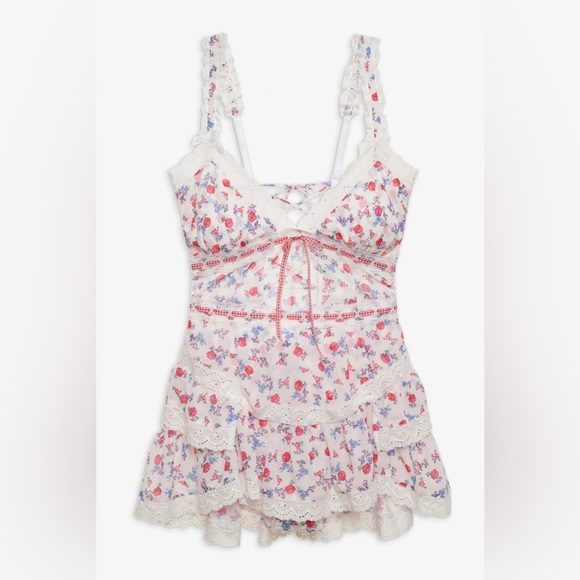 For Love & Lemons Ditsy Day Slip Dress - Picture 6 of 6